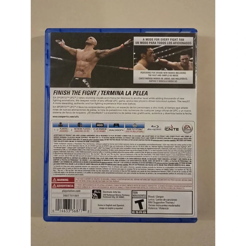 EA Sports UFC 2 (Sony PlayStation 4, 2016)